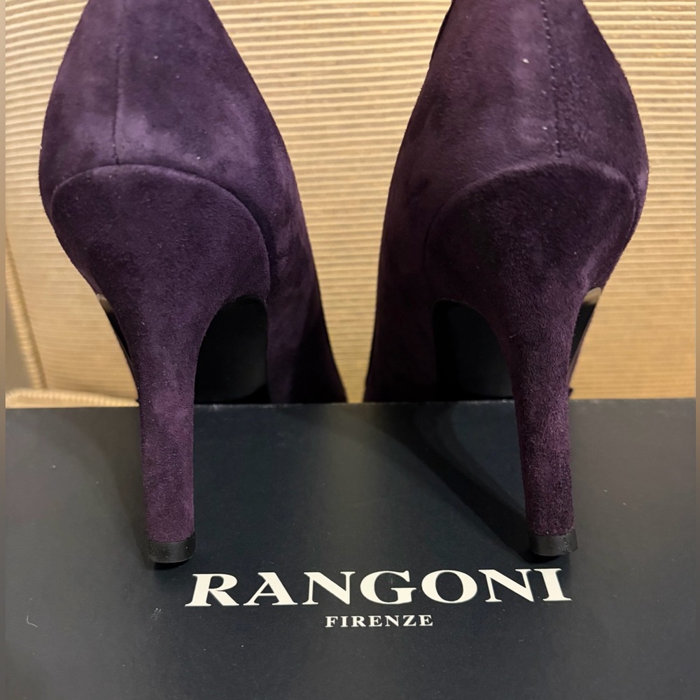 NWT Clay by Rangoni Italian Leather/Suede Women's Pumps - Size 8AA - Picture 13 of 17